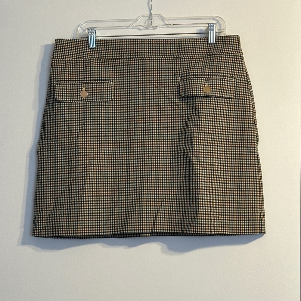Classic Loft Checkered Skirt